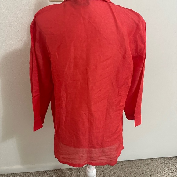 Chicos Button Up Lorena Shirt Womens Sz Medium (2) - Picture 5 of 8